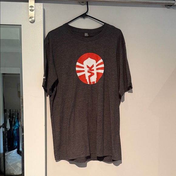 Next Level Apparel Other - Vintage King - Next Level Apparel Charcoal Tee with Red Graphic